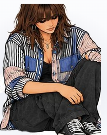 Kwiet Noise No. 3 cover — girl in a striped shirt, sitting
